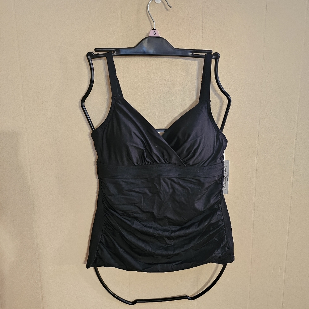 Anne Cole 32B/34C Small Black Tankini Top